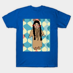 Colorful Retro Doll T-Shirt